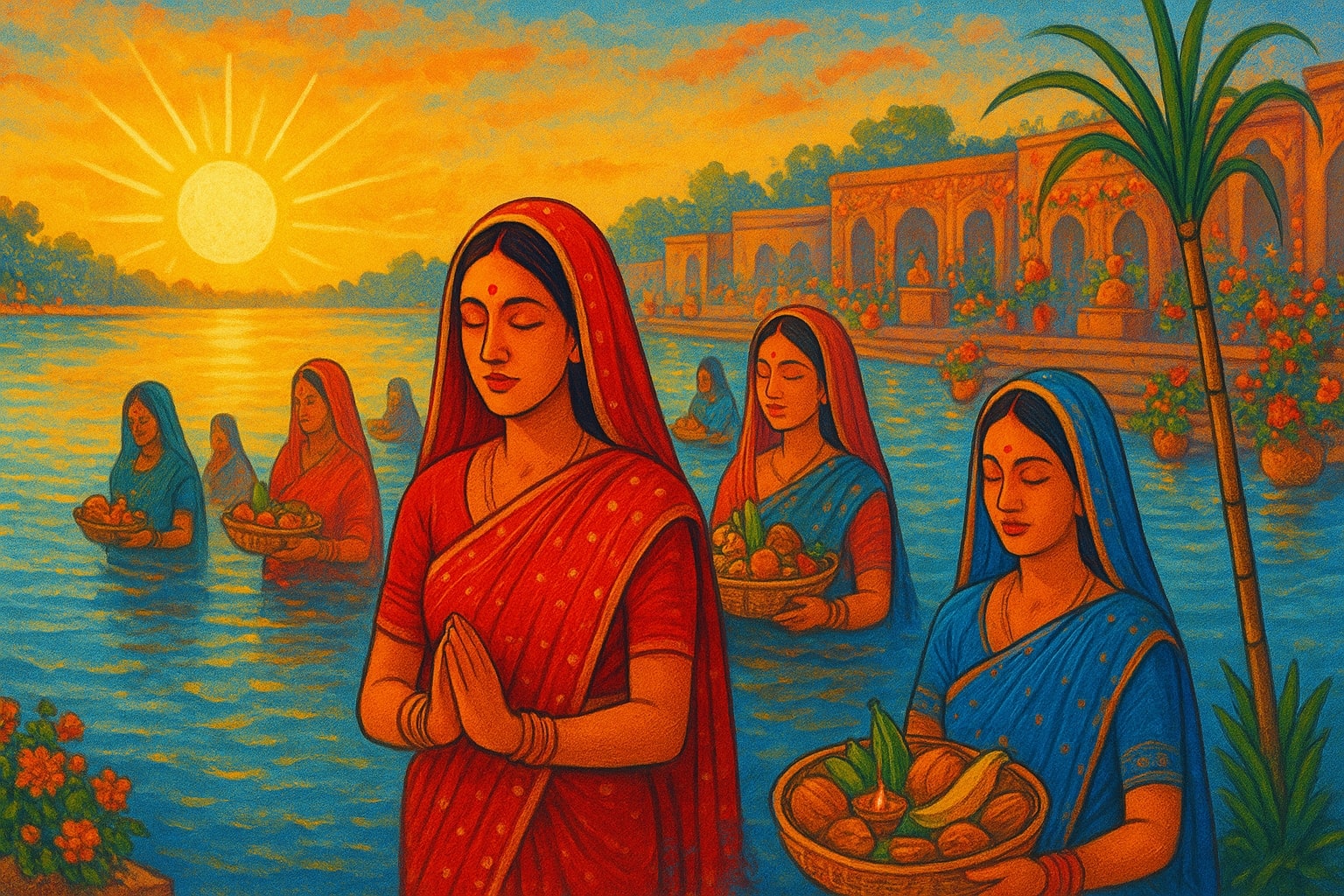 You are currently viewing छठ पूजा 2025: तिथि, महत्व, व्रत विधि, पौराणिक कथा और उत्सव